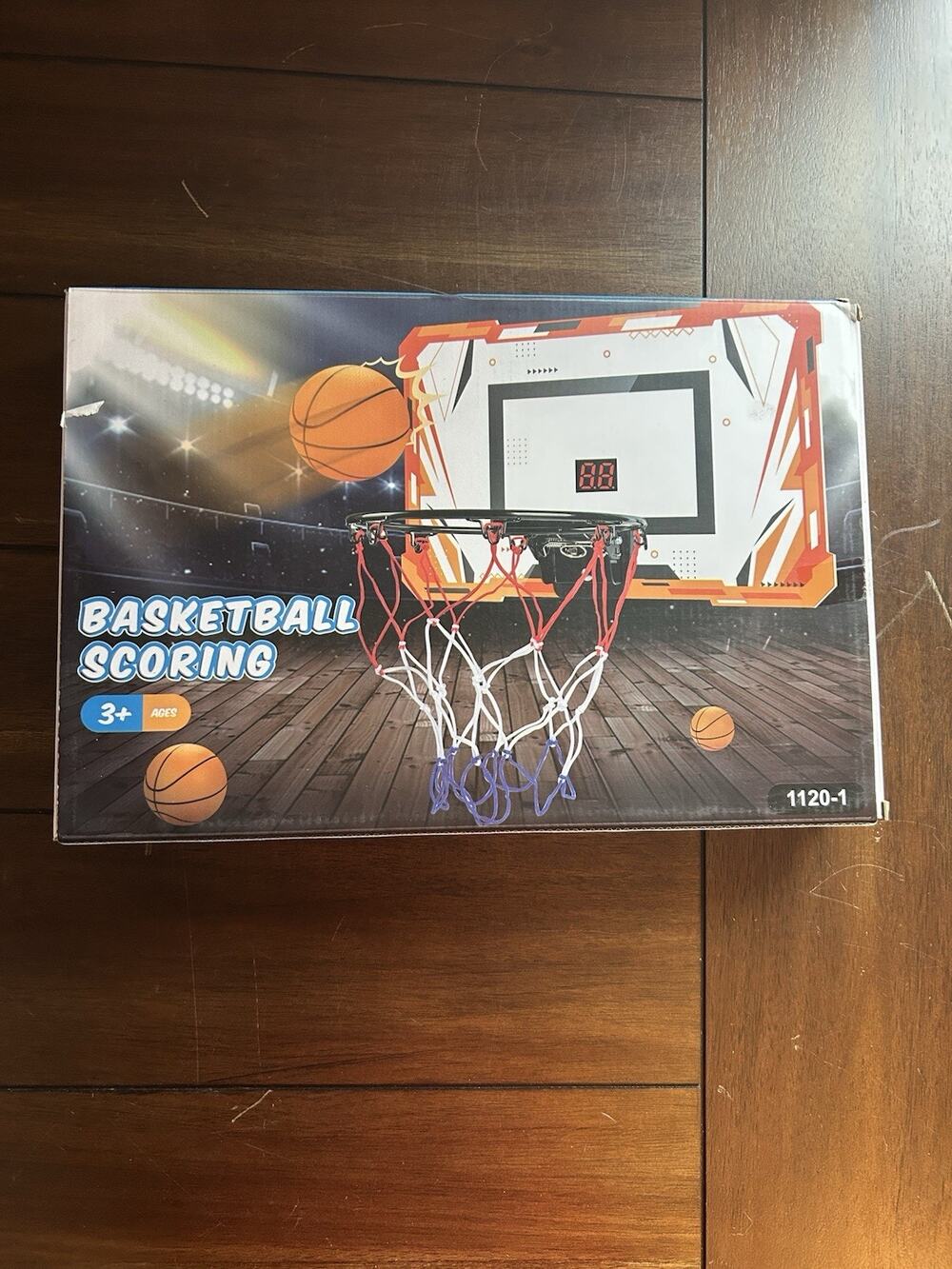 Indoor Mini Basketball Hoop Over The Door Electronic Scoring Set Model 1120-1